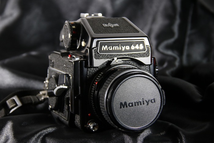 Mamiya brand medium format camera