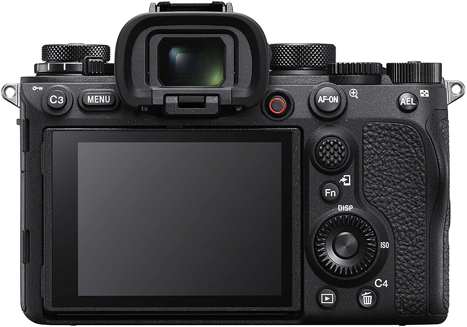The back of a Sony a1 review
