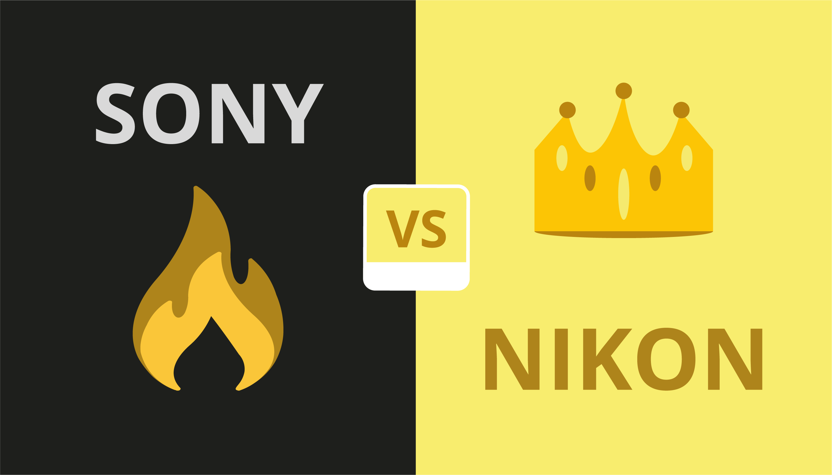 Sony vs Nikon cameras image