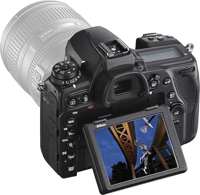 Back view of the Nikon D780 camera