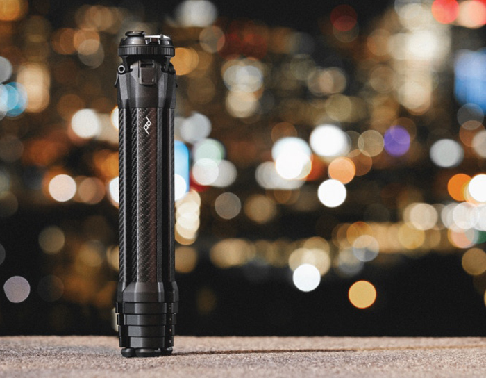 Peak Design Travel Tripod city bokeh background