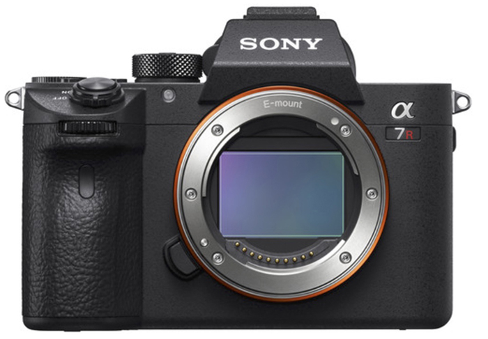 Sony a7R III body from front sensor