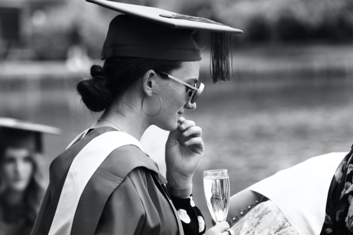 Student at graduation