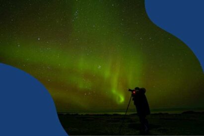 Stunning shot of the northern lights by Nick Dale