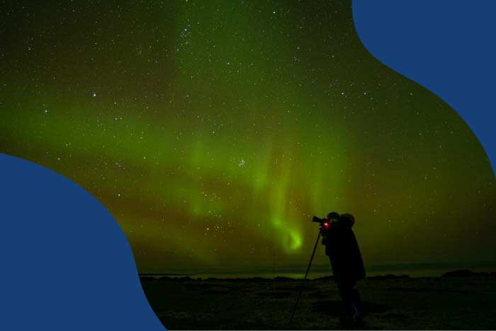 Stunning shot of the northern lights by Nick Dale