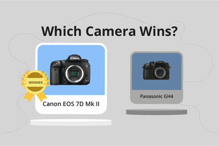 Canon EOS 7D Mark II vs Panasonic Lumix DMC-GH4 Comparison image.