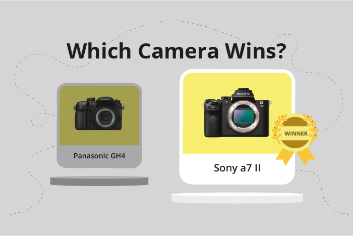 Panasonic Lumix DMC-GH4 vs Sony a7 II Comparison image.