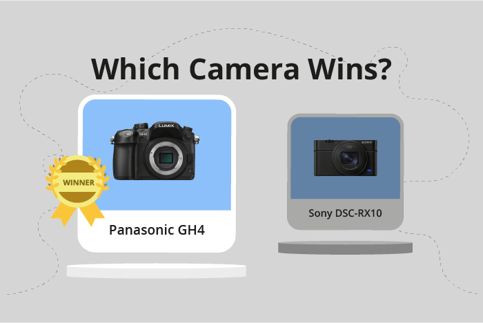 Panasonic Lumix DMC-GH4 vs Sony Cyber-shot DSC-RX10 Comparison image.