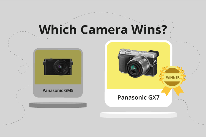 Panasonic Lumix DMC-GM5 vs Lumix DMC-GX7 Comparison image.