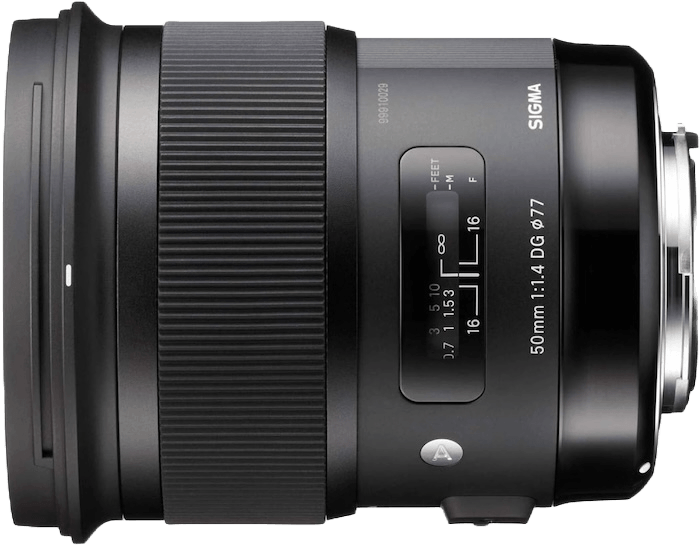 Sigma 50mm f/1.4 Art DG HSM Prime Lens for Nikon F-Mount