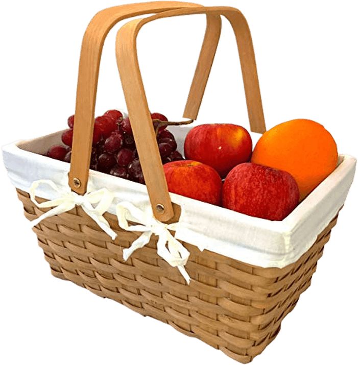 California Picnic Woven Picnic basket