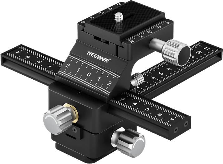 NEEWER 4-Way Macro Focusing Rail