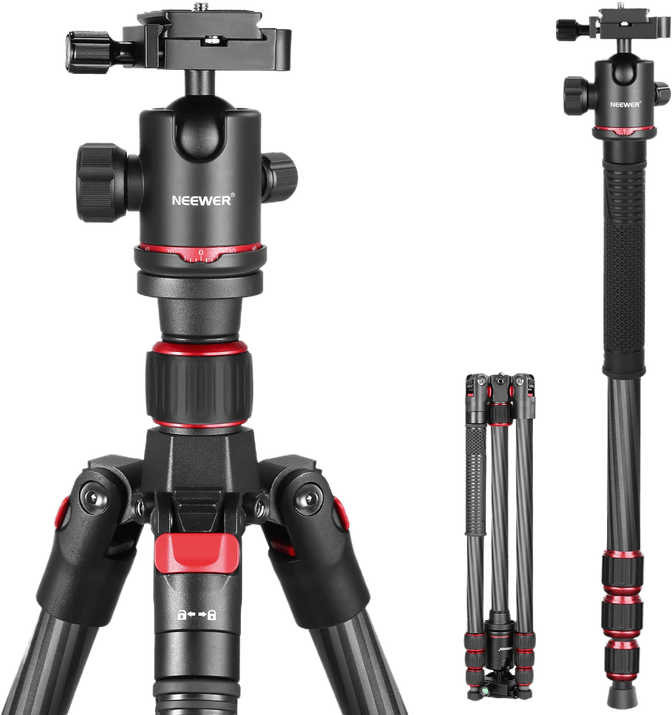 Neewer 66″ Carbon Fiber Tripod and Monopod