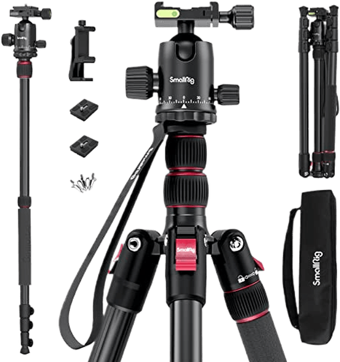 SmallRig 78″ Aluminum Tripod & Monopod